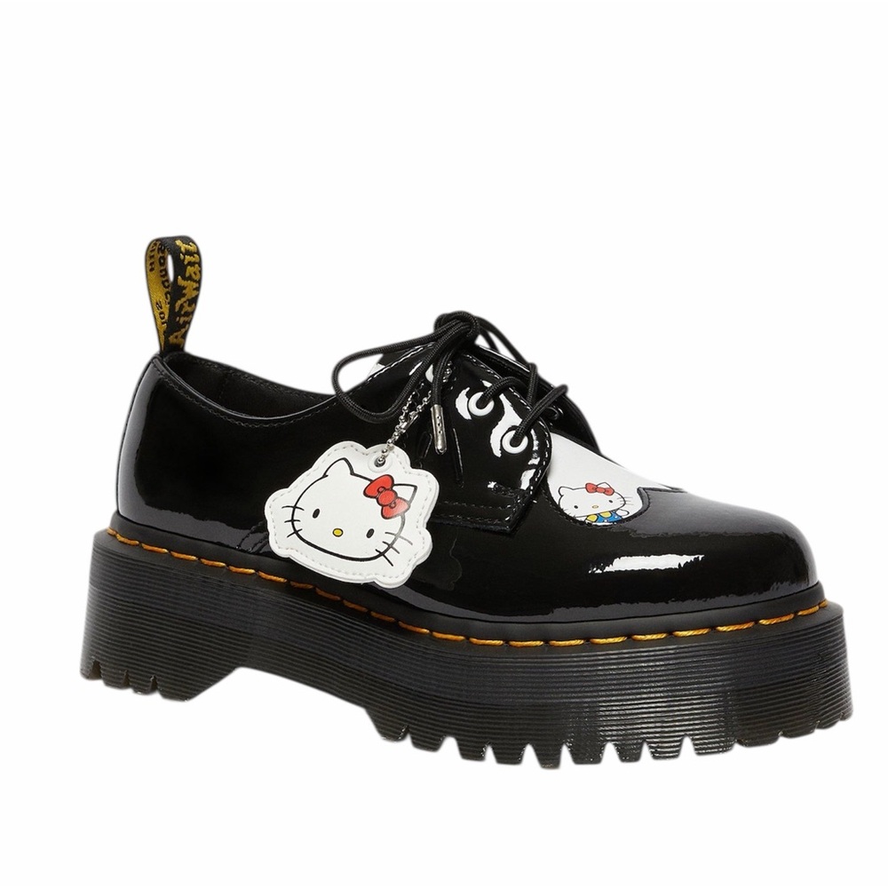 Dr. Martens Black Platform Oxfords Hello Kitty 60 Anniversary Size Womens Size 8